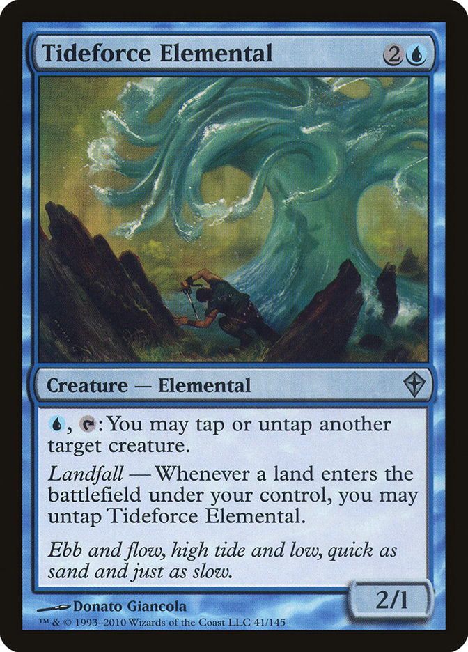 Tideforce Elemental [Worldwake] | Yard's Games Ltd