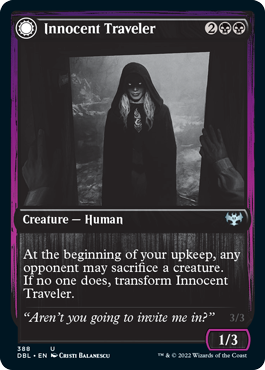 Innocent Traveler // Malicious Invader [Innistrad: Double Feature] | Yard's Games Ltd