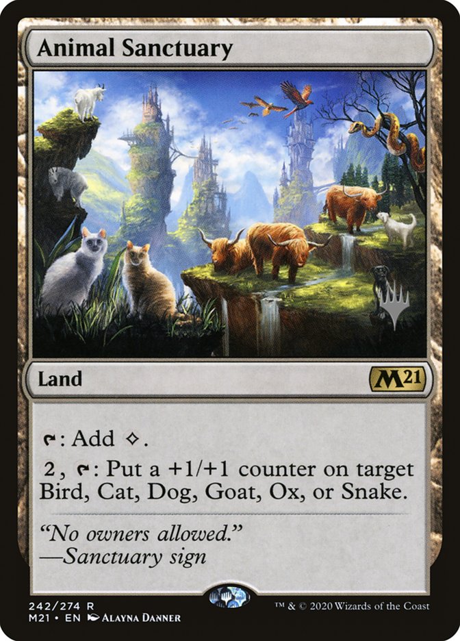 Animal Sanctuary (Promo Pack) [Core Set 2021 Promos] | Yard's Games Ltd