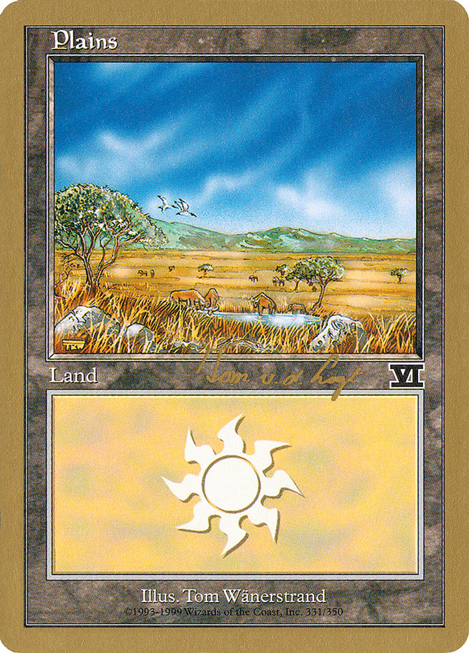 Plains (tvdl331) (Tom van de Logt) [World Championship Decks 2000] | Yard's Games Ltd