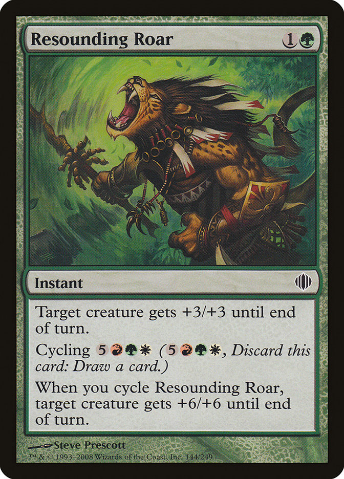 Resounding Roar [Shards of Alara] | Yard's Games Ltd