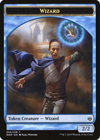 Servo // Wizard Double-Sided Token [Challenger Decks 2020 Tokens] | Yard's Games Ltd