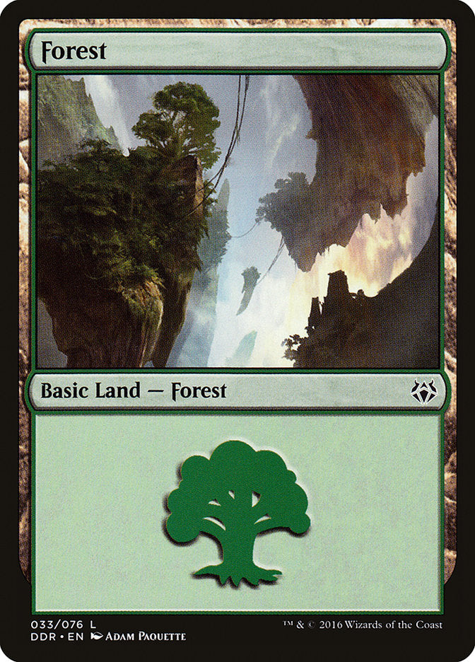 Forest (33) [Duel Decks: Nissa vs. Ob Nixilis] | Yard's Games Ltd