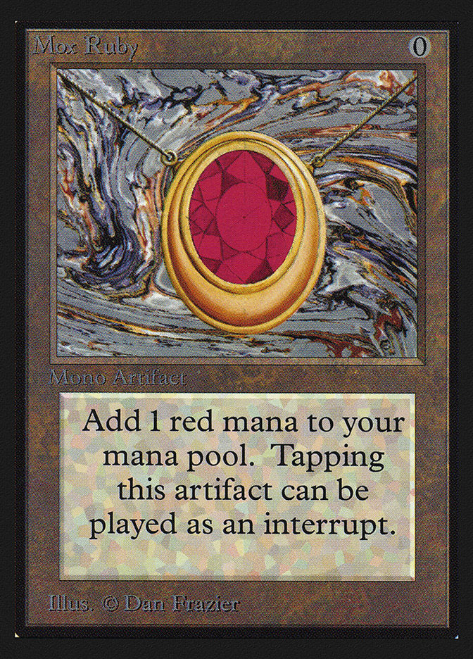 Mox Ruby [International Collectors' Edition] | Yard's Games Ltd