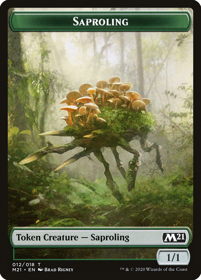 Saproling Token [Core Set 2021 Tokens] | Yard's Games Ltd