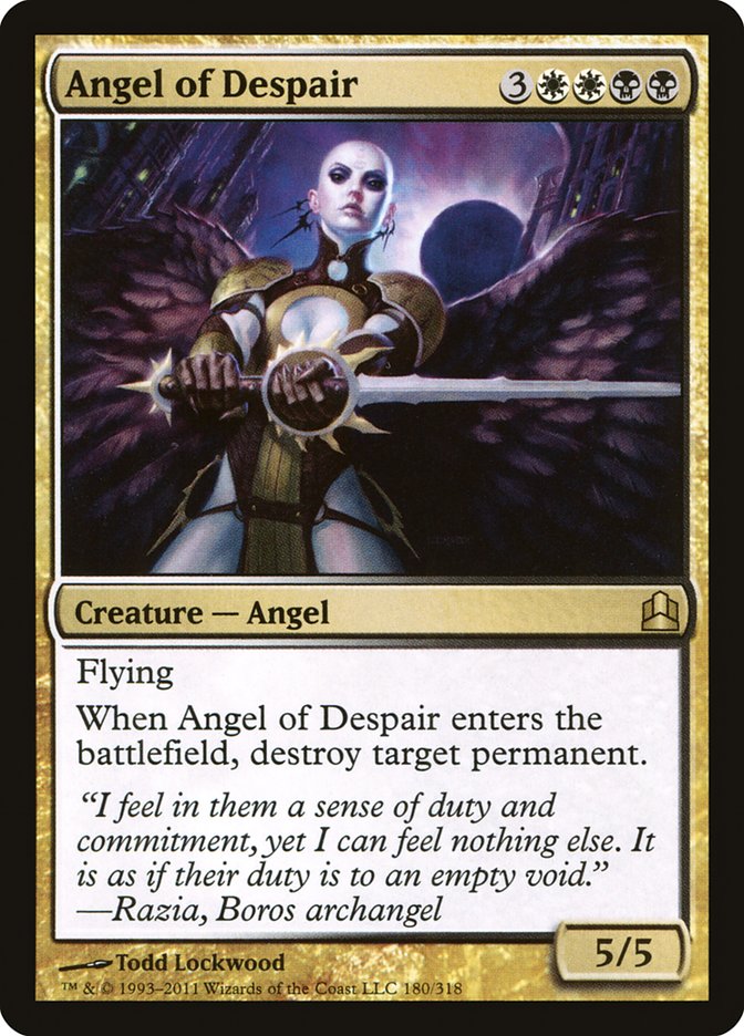 Angel of Despair [Commander 2011] | Yard's Games Ltd