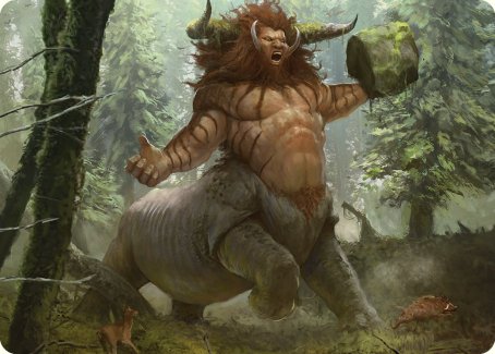 Stonehoof Chieftain Art Card [Commander Masters Art Series] | Yard's Games Ltd