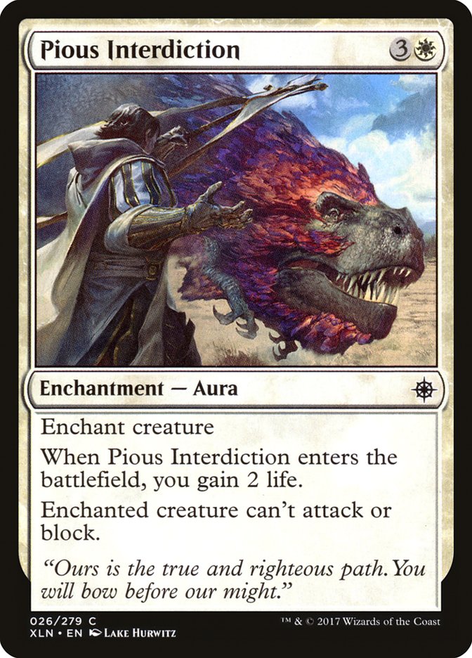 Pious Interdiction [Ixalan] | Yard's Games Ltd