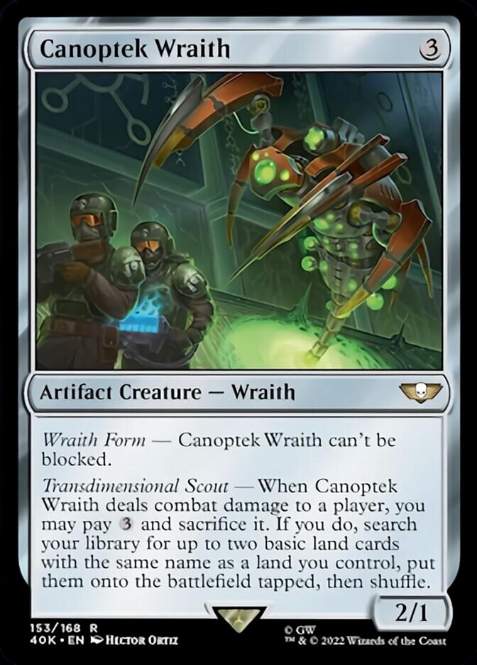 Canoptek Wraith (Surge Foil) [Warhammer 40,000] | Yard's Games Ltd