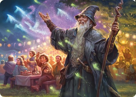 Gandalf, Friend of the Shire Art Card [The Lord of the Rings: Tales of Middle-earth Art Series] | Yard's Games Ltd