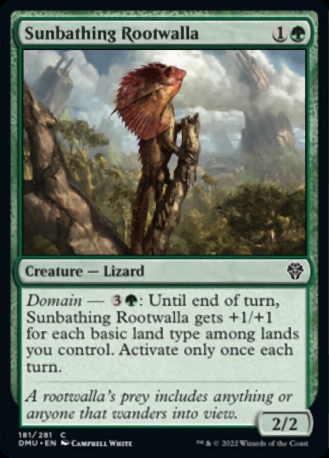 Sunbathing Rootwalla [Dominaria United] | Yard's Games Ltd