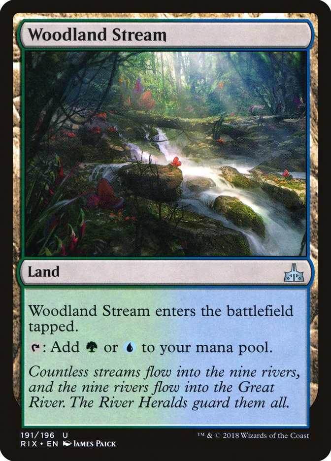 Woodland Stream [Rivals of Ixalan] | Yard's Games Ltd