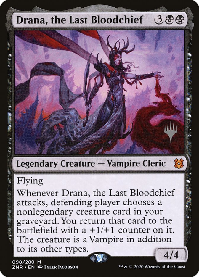 Drana, the Last Bloodchief (Promo Pack) [Zendikar Rising Promos] | Yard's Games Ltd