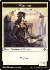 Glyph Keeper // Warrior Double-Sided Token [Amonkhet Tokens] | Yard's Games Ltd