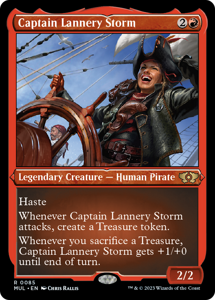 Captain Lannery Storm (Foil Etched) [Multiverse Legends] | Yard's Games Ltd