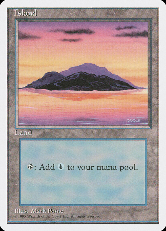 Island (Sunset / Signature on Right) [Fourth Edition] | Yard's Games Ltd