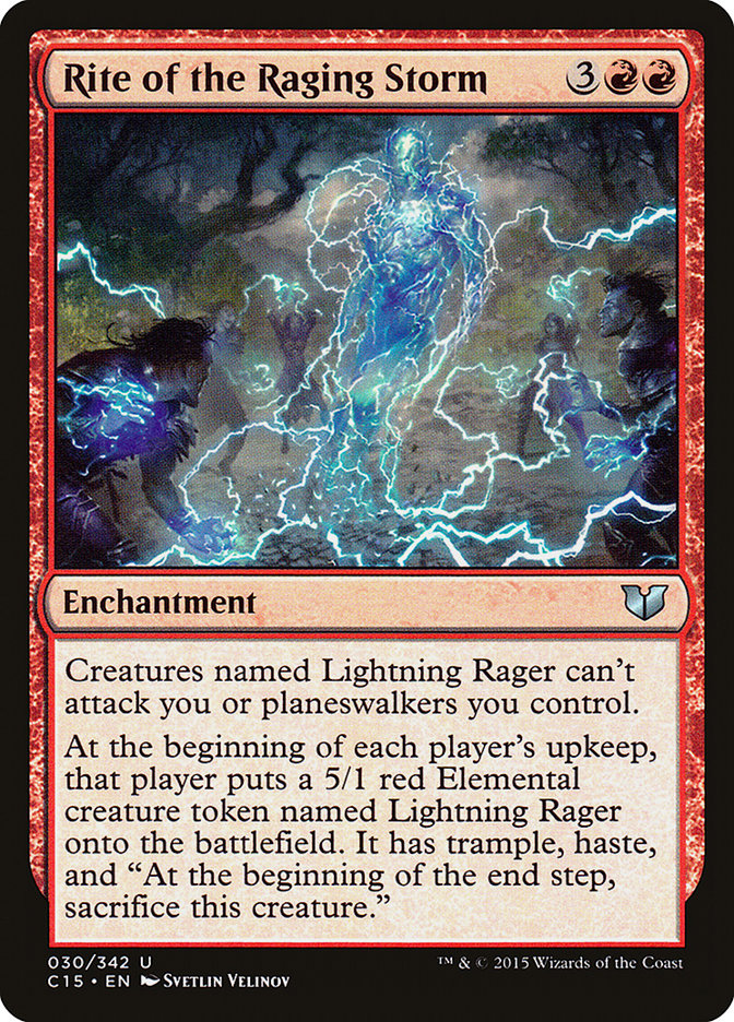 Rite of the Raging Storm [Commander 2015] | Yard's Games Ltd