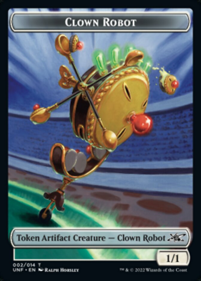 Clown Robot (002) Token [Unfinity Tokens] | Yard's Games Ltd