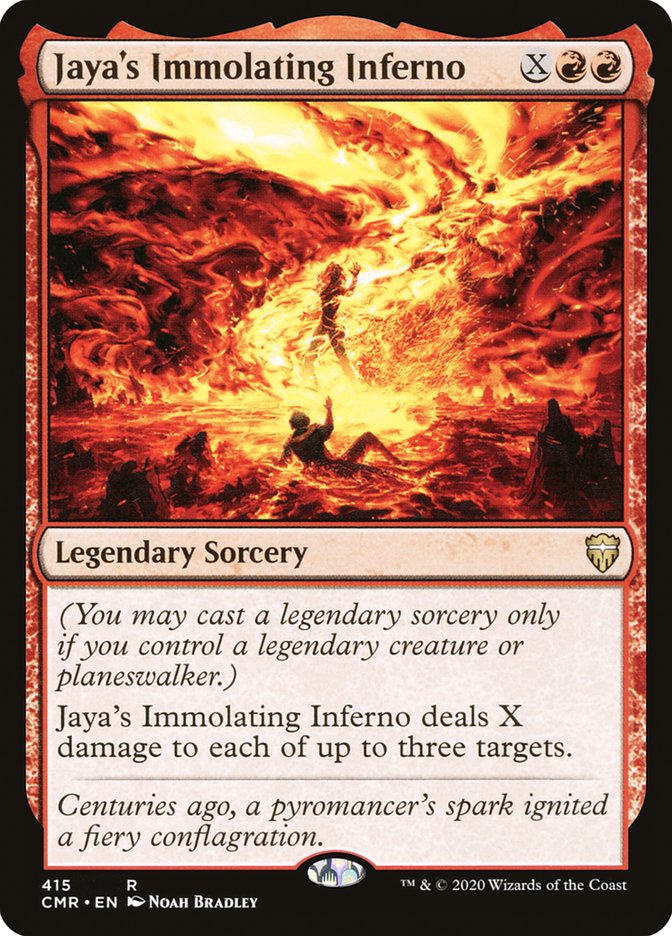 Jaya's Immolating Inferno [Commander Legends] | Yard's Games Ltd