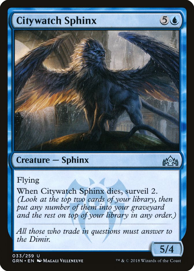 Citywatch Sphinx [Guilds of Ravnica] | Yard's Games Ltd