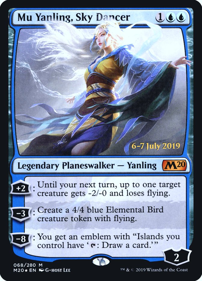 Mu Yanling, Sky Dancer [Core Set 2020 Prerelease Promos] | Yard's Games Ltd