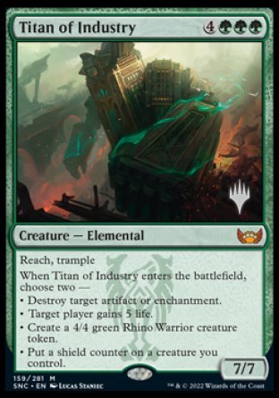 Titan of Industry (Promo Pack) [Streets of New Capenna Promos] | Yard's Games Ltd