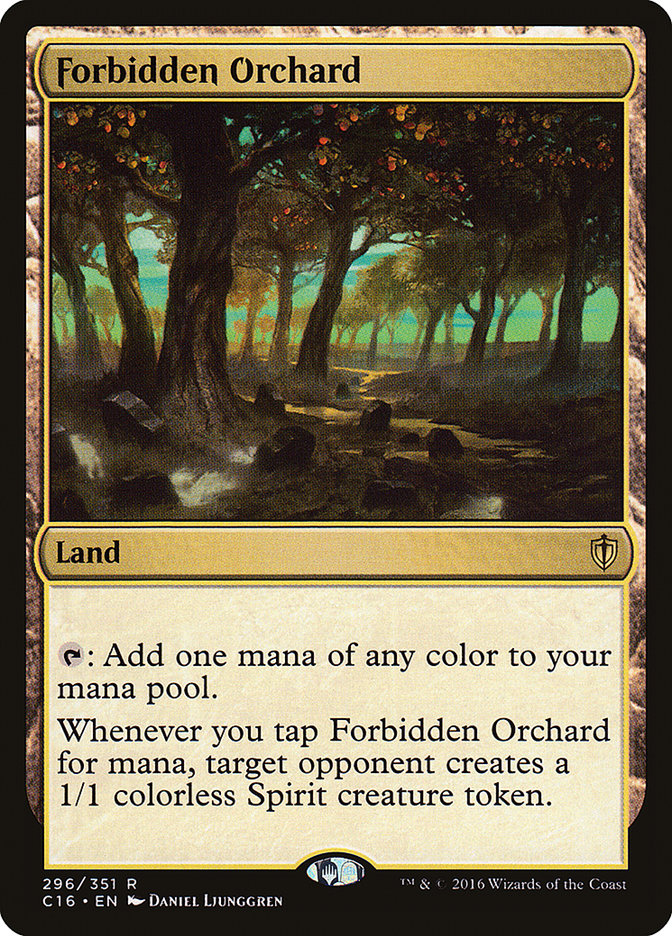 Forbidden Orchard [Commander 2016] | Yard's Games Ltd
