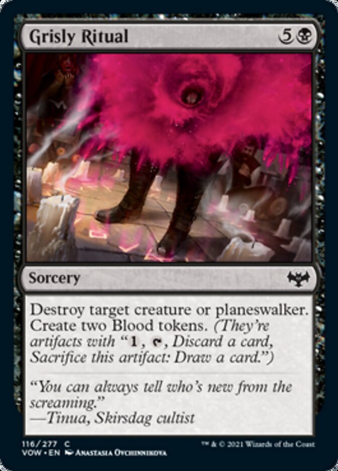 Grisly Ritual [Innistrad: Crimson Vow] | Yard's Games Ltd