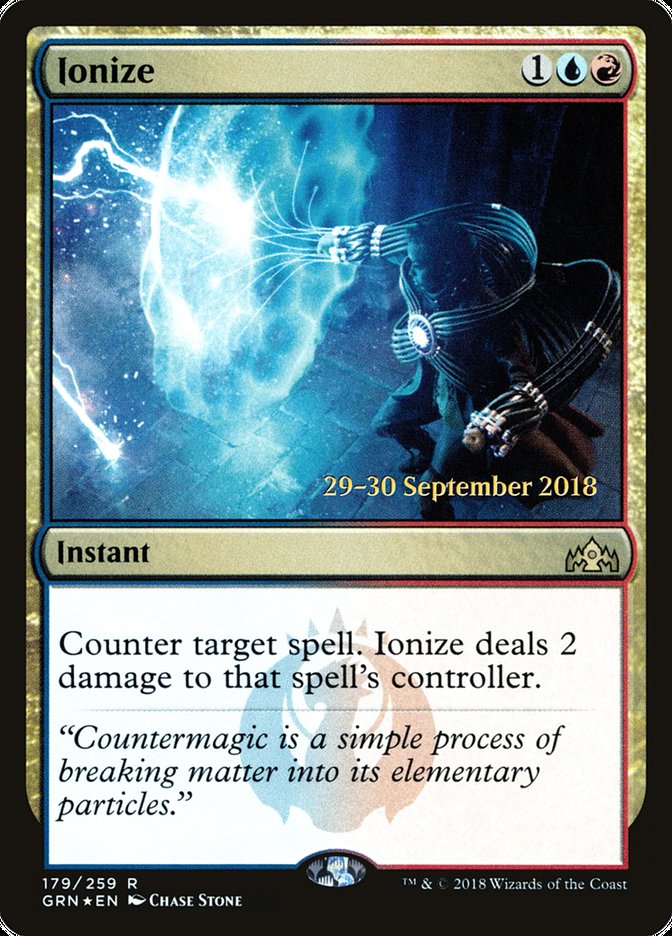 Ionize [Guilds of Ravnica Prerelease Promos] | Yard's Games Ltd