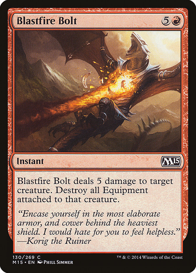 Blastfire Bolt [Magic 2015] | Yard's Games Ltd