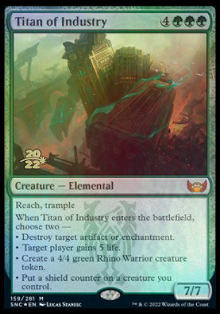 Titan of Industry [Streets of New Capenna Prerelease Promos] | Yard's Games Ltd