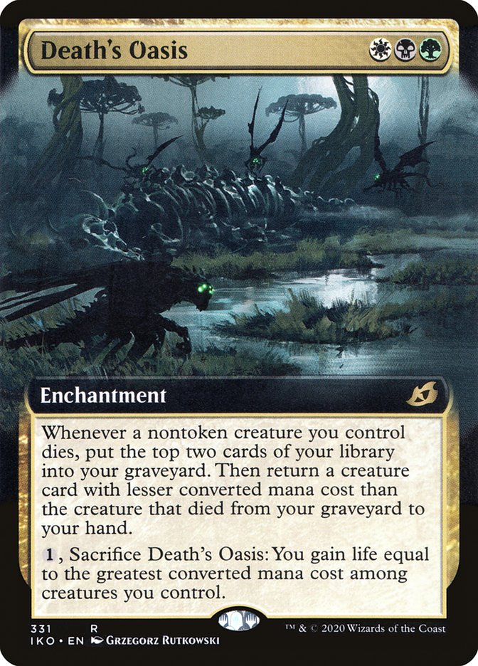 Death's Oasis (Extended Art) [Ikoria: Lair of Behemoths] | Yard's Games Ltd