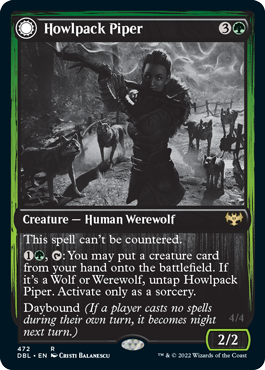 Howlpack Piper // Wildsong Howler [Innistrad: Double Feature] | Yard's Games Ltd