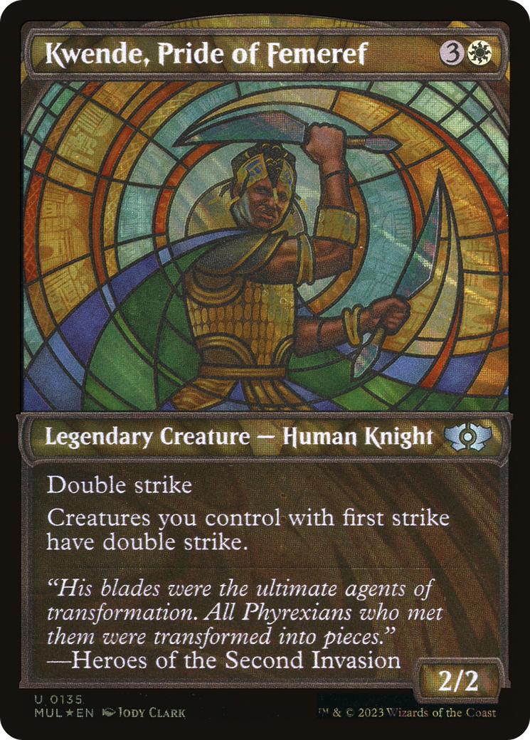 Kwende, Pride of Femeref (Halo Foil) [Multiverse Legends] | Yard's Games Ltd