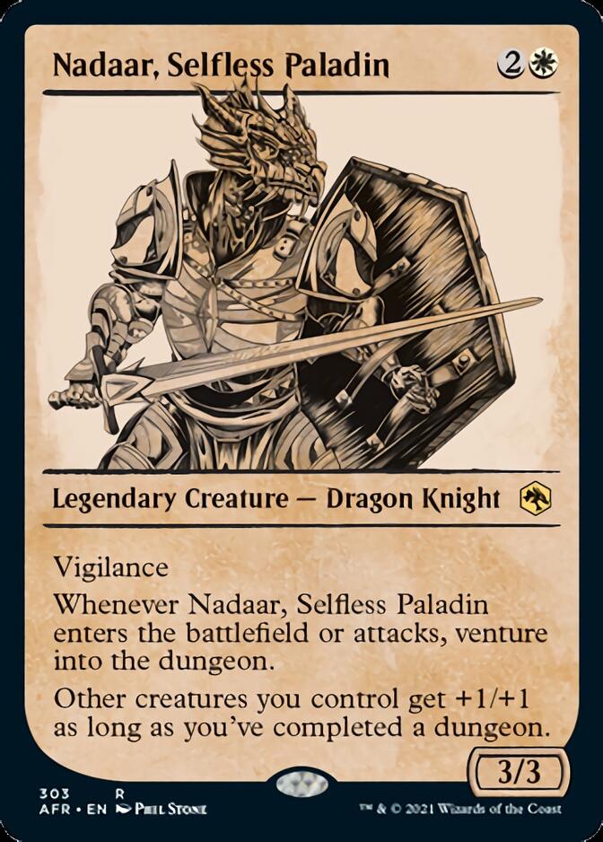 Nadaar, Selfless Paladin (Showcase) [Dungeons & Dragons: Adventures in the Forgotten Realms] | Yard's Games Ltd