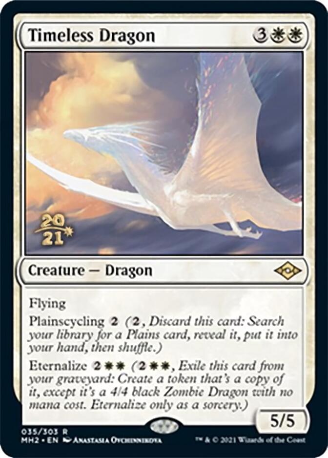 Timeless Dragon [Modern Horizons 2 Prerelease Promos] | Yard's Games Ltd