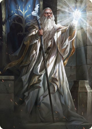 Gandalf the White Art Card [The Lord of the Rings: Tales of Middle-earth Art Series] | Yard's Games Ltd