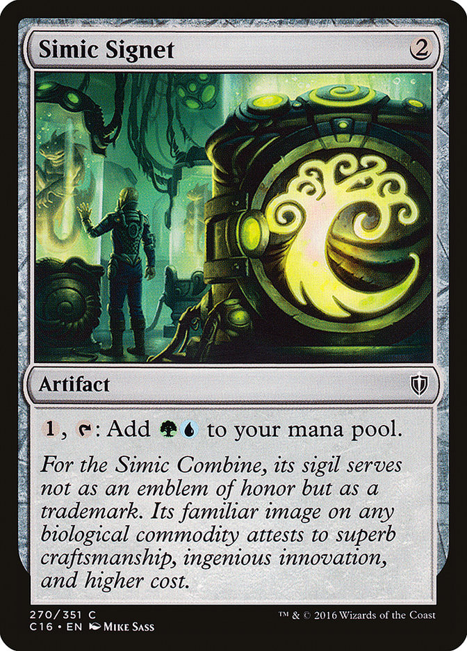 Simic Signet [Commander 2016] | Yard's Games Ltd