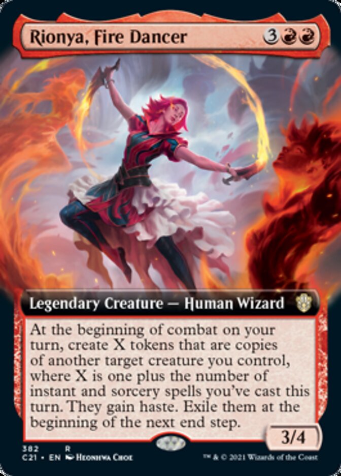 Rionya, Fire Dancer (Extended Art) [Commander 2021] | Yard's Games Ltd