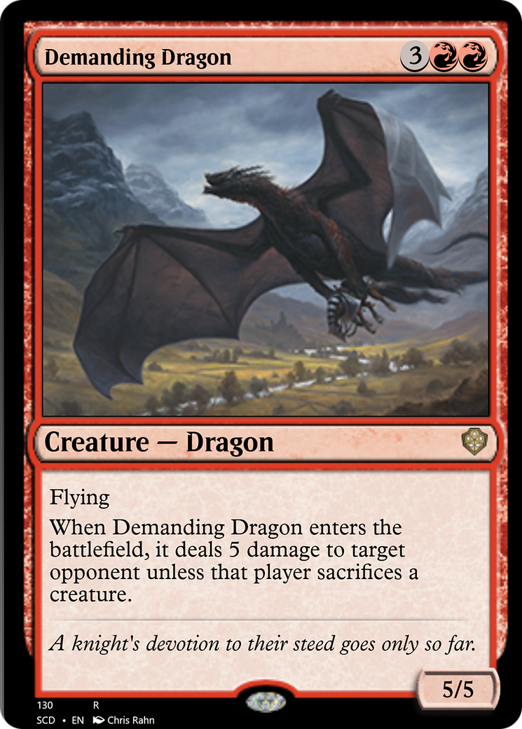 Demanding Dragon [Starter Commander Decks] | Yard's Games Ltd