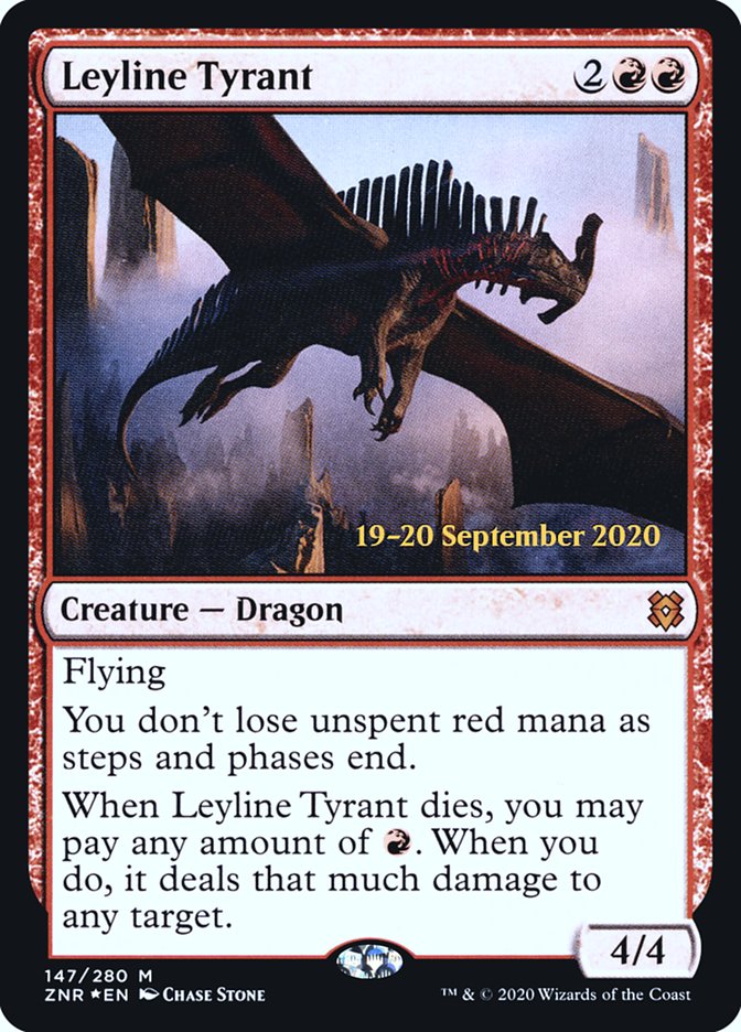 Leyline Tyrant [Zendikar Rising Prerelease Promos] | Yard's Games Ltd