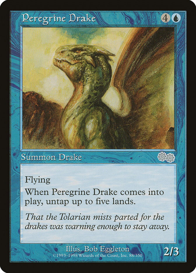 Peregrine Drake [Urza's Saga] | Yard's Games Ltd