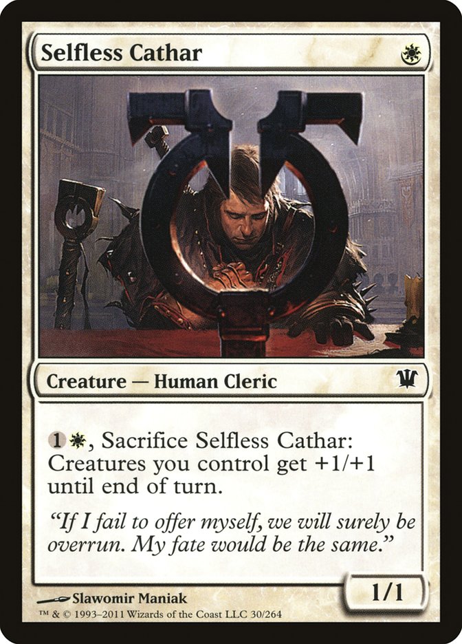 Selfless Cathar [Innistrad] | Yard's Games Ltd