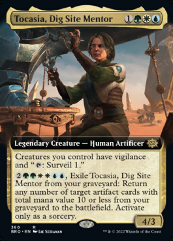 Tocasia, Dig Site Mentor (Extended Art) [The Brothers' War] | Yard's Games Ltd