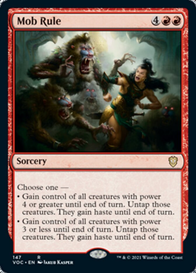 Mob Rule [Innistrad: Crimson Vow Commander] | Yard's Games Ltd