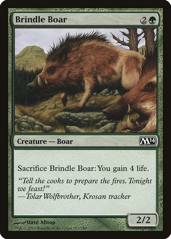 Brindle Boar [Magic 2014] | Yard's Games Ltd