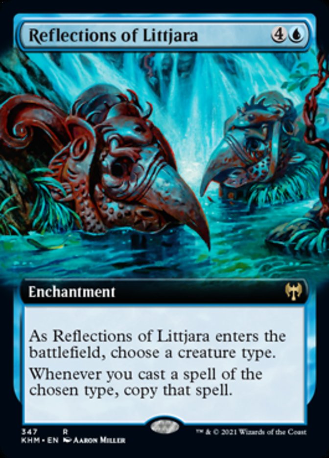 Reflections of Littjara (Extended Art) [Kaldheim] | Yard's Games Ltd