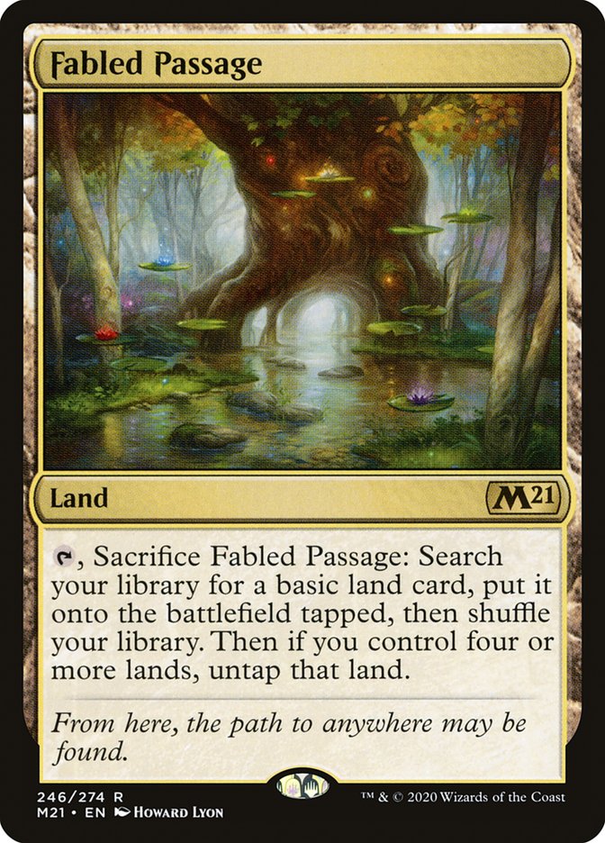 Fabled Passage [Core Set 2021] | Yard's Games Ltd