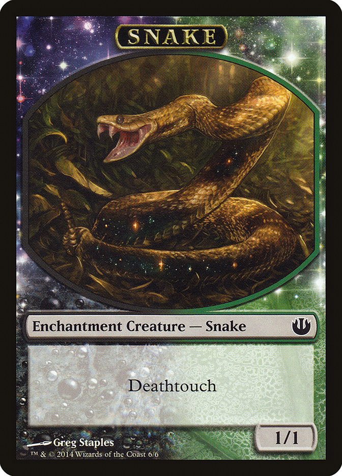 Snake Token [Journey into Nyx Tokens] | Yard's Games Ltd