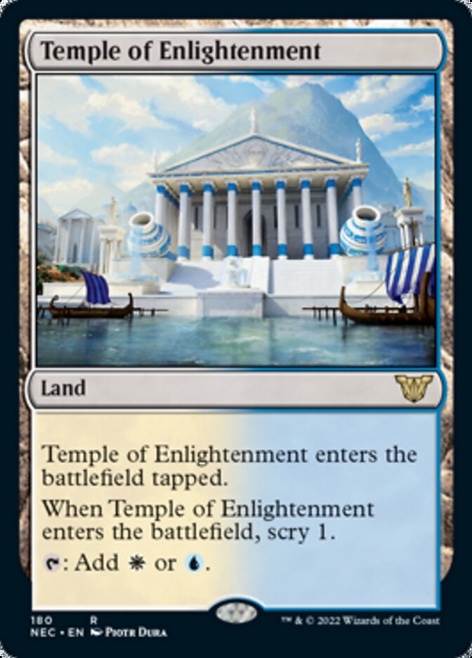 Temple of Enlightenment [Kamigawa: Neon Dynasty Commander] | Yard's Games Ltd